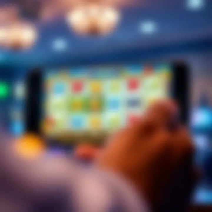 Mobile Optimized Pragmatic Play Slots with Engaging Bonus Features Smartphone displaying Pragmatic Play slot game with bonus features and mobile optimized layout