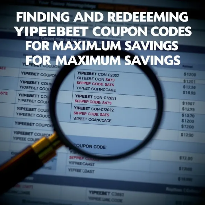 Graphic showing a magnifying glass over a list of available coupon codes with Nigerian currency symbols