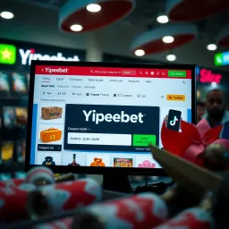 Using Coupon Codes to Unlock Discounts on Yipeebet Online shopping platform displaying various products and a discount coupon code input box