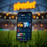 Screenshot of YipeeBet Android app home screen displaying various sports betting options for Nigerian users