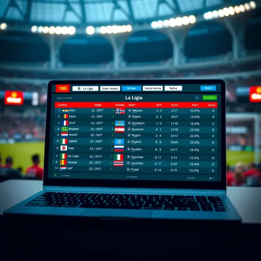 Yipeebet Platform Showing La Liga Match Schedule and Betting Details Yipeebet platform displaying La Liga match schedule and betting options
