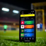 Yipeebet mobile app interface displaying various sports betting options on a smartphone screen