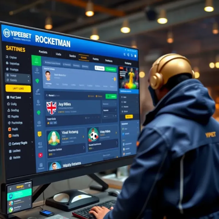 Yipeebet Rocketman Betting Platform Overview User interface of Yipeebet Rocketman showcasing betting options and live odds